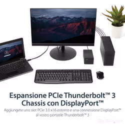 StarTech.com Chassis Telaio di espansione Thunderbolt 3 a PCI Express con DisplayPort - PCIe x16 - Vista aggiuntiva 7