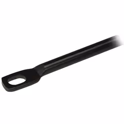 StarTech.com Barra orizzontale per Gestione Cavi - Barra Lacing per Rack - Pacco da 10, Barra di cablaggio, Nero, Acciaio, 1U ...