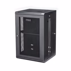 StarTech.com Armadio per Server Rack Montabile a Parete 18U - Armadio a Cerniera fino a 20" (50cm) di profondità, Da parete, ...