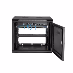 StarTech.com RK920WALM rack 9U Da parete Nero - Vista aggiuntiva 5