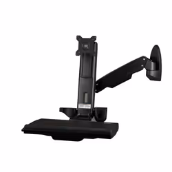 StarTech.com Stazione di Lavoro Sit Stand montabile a Parete - Single Monitor - Vista aggiuntiva 5