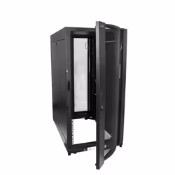 StarTech.com Armadio rack per server 25U - Profondità regolabile da 7-35" a 4 montanti con chiusura a chiave - Armadio mobile ventilato a rack con ruote per apparecchiature informatiche e di rete come Dell PowerEdge o HP ProLiant - Vista aggiuntiva 4