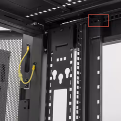 StarTech.com Armadio rack per server 25U - Profondità regolabile da 7-35" a 4 montanti con chiusura a chiave - Armadio mobile ventilato a rack con ruote per apparecchiature informatiche e di rete come Dell PowerEdge o HP ProLiant - Vista aggiuntiva 8