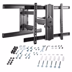 StarTech.com Supporto da Parete per Televisione a Schermo Piatto - Braccio Articolato Multidirezionale Supporto per TV a parete per display con montaggio VESA fino a 80 pollici (50 Kg) - Staffa universale per montaggio a parete TV a basso profilo Full Motion - Vista aggiuntiva 6
