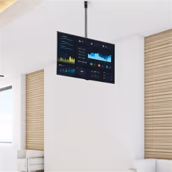 StarTech.com Supporto da soffitto per TV - Staffa per TV a schermo singolo con lunga asta telescopica regolabile - Inclinabile / girevole - Staffa VESA per schermi da 32" a 75" - Vista aggiuntiva 6