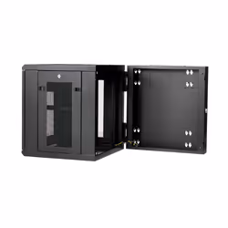 StarTech.com RK1224WALHM rack 12U Da parete Nero - Vista aggiuntiva 5