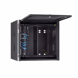 StarTech.com RK1224WALHM rack 12U Da parete Nero - Vista aggiuntiva 6