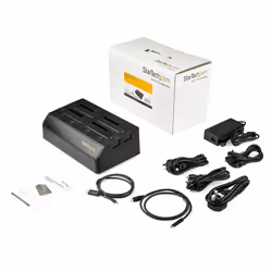 StarTech.com Docking Station per 4 HDD/SSD SATA da 2,5/3,5" - Dock USB 3.1 (10Gbps) con UASP - Vista aggiuntiva 5