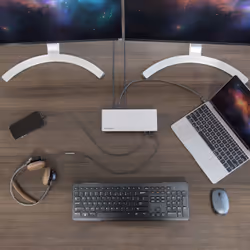 StarTech.com Dock Thunderbolt 3 con lettore SD per doppio schermo - Dual 4K @ 60hz - 6x porte USB 3.0 - Vista aggiuntiva 6