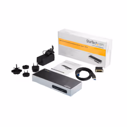 StarTech.com Docking Station USB 3.0 - Laptop Dock per doppio monitor con HDMI e DVI/VGA Video - Hub a 6 porte USB 3.1 Gen 1 5Gbps, GbE, Audio - Dock Universale Type-A - Windows & Mac - Vista aggiuntiva 8