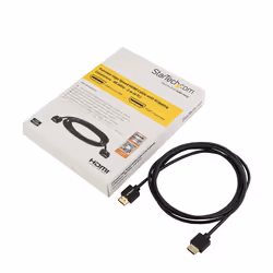 StarTech.com Cavo HDMI 2.0 da 2m, cavo HDMI 4K ad alta velocità con Ethernet, 4K 60Hz HDR10, cavetto HDMI UHD, connettori a scatto, M/M - Vista aggiuntiva 4