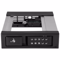 StarTech.com Modulo Hot Swap per Disco Rigido da 5,25" a 3,25" - per Dischi SATA/SAS da 3,5" - Trayless - Allumunio - Vista aggiuntiva 2