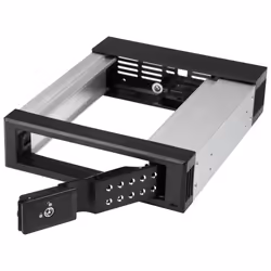 StarTech.com Modulo Hot Swap per Disco Rigido da 5,25" a 3,25" - per Dischi SATA/SAS da 3,5" - Trayless - Allumunio - Vista aggiuntiva 4