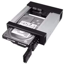 StarTech.com Modulo Hot Swap per Disco Rigido da 5,25" a 3,25" - per Dischi SATA/SAS da 3,5" - Trayless - Allumunio - Vista aggiuntiva 5