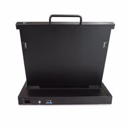 StarTech.com Console KVM per Armadio Rack - Monitor LCD 17" - KVM Switch VGA a 1 porta - Montabile a Rack - Cassetto KVM universale 1U LCD con cavi - Supporto USB - Tastiera Inglese QWERTY - 50.000 MTBF - Vista aggiuntiva 4
