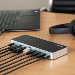 StarTech.com Docking Station USB-C per Doppio Monitor con Power Delivery 60W per Notebook Windows - Dock USB-Type C a HDMI/DVI MST - Dock USB 3.1 Gen 1 con Ricarica - Compatibile Thunderbolt 3 - Vista aggiuntiva 7