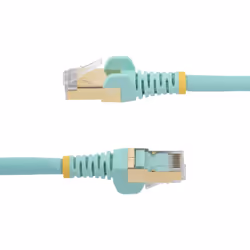 StarTech.com Cavo di Rete Ethernet Cat6a - Cavo Schermato STP da 1m - Turchese - Vista aggiuntiva 3