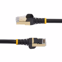 StarTech.com Cavo di Rete Ethernet Cat6a - Cavo Schermato STP da 50cm - Nero - Vista aggiuntiva 2