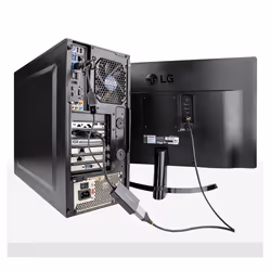 StarTech.com Adattatore DVI a DisplayPort alimentato via USB - 1920x1200 - Vista aggiuntiva 7