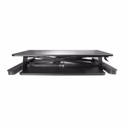 StarTech.com Standing desk per due monitor con vassoio per tastiera - Convertitore per scrivania regolabile in altezza - Ampia superficie - Scrivania ergonomica sit-stand - Pre-assemblato - Vista aggiuntiva 4