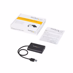 StarTech.com Adattatore USB a due DisplayPort - 4K 60 Hz - USB 3.0 (5 Gbps) - Vista aggiuntiva 7
