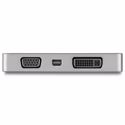 StarTech.com Adattatore Multiporta Video USB-C 4 in 1 in Alluminio - 4K 60Hz - Grigio Siderale - Vista aggiuntiva 4