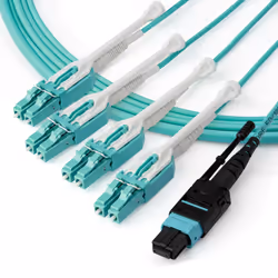 StarTech.com MPO8LCPL3M cavo InfiniBand e in fibra ottica 3 m MPO/MTP 8x LC Colore acqua - Vista aggiuntiva 4