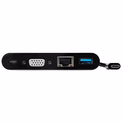 StarTech.com Adattatore Multiporta USB-C a VGA - Ricarica via Power Delivery (60W) - USB 3.0 - Gbe - Adattatore USB-C per Mac, Windows, Chrome OS - Vista aggiuntiva 4