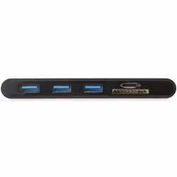 StarTech.com Adattatore Multi-porta USB-C con HDMI e VGA per portatili - 3x USB 3.0 - Lettore Schede SD - PD 3.0 - Cavo integrato - Vista aggiuntiva 4