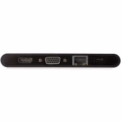 StarTech.com Adattatore Multi-porta USB-C con HDMI e VGA per portatili - 3x USB 3.0 - Lettore Schede SD - PD 3.0 - Cavo integrato - Vista aggiuntiva 6