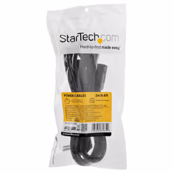 StarTech.com Cavo di Alimentazione per Computer a Y da 2m; Cavo Elettrico Splitter AC di Ricambio per PC/Monitor da Schuko a 2x C13, 10A-250V, Omologato UL - Vista aggiuntiva 6
