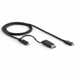 StarTech.com Docking station USB-C e USB-A - Docking station universale per portatili, doppio 4K DP e HDMI, 100W PD, Mac/Windows/Chrome OS, Hub 4x USB 5Gbps, GbE - Vista aggiuntiva 7
