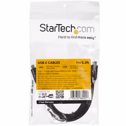 StarTech.com Cavo USB-C a USB-C con Power Delivery PD 5A - M/M - USB2.0 - Conforme USB-IF da 1m - Vista aggiuntiva 5