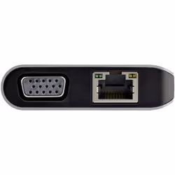 StarTech.com Adattatore multiporta USB C - Mini dock da viaggio USB-C con HDMI 4K o VGA 1080p - Hub USB 3.0 3x, SD, GbE, audio, pass-through PD da 100 W - Docking station portatile per laptop / tablet - Vista aggiuntiva 5