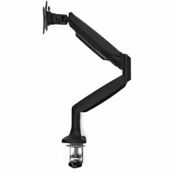 StarTech.com Braccio per monitor da scrivania - Supporto ergonomico robusto per monitor VESA - Display singolo da 9 kg - Movimento completo, regolabile in altezza, snodato - Alluminio - Morsetto a C/Gommino - Nero - Vista aggiuntiva 4