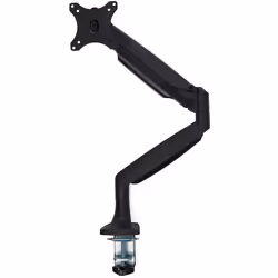 StarTech.com Braccio per monitor da scrivania - Supporto ergonomico robusto per monitor VESA - Display singolo da 9 kg - Movimento completo, regolabile in altezza, snodato - Alluminio - Morsetto a C/Gommino - Nero - Vista aggiuntiva 5