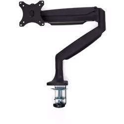 StarTech.com Braccio per monitor da scrivania - Supporto ergonomico robusto per monitor VESA - Display singolo da 9 kg - Movimento completo, regolabile in altezza, snodato - Alluminio - Morsetto a C/Gommino - Nero - Vista aggiuntiva 6