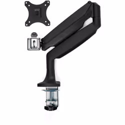 StarTech.com Braccio per monitor da scrivania - Supporto ergonomico robusto per monitor VESA - Display singolo da 9 kg - Movimento completo, regolabile in altezza, snodato - Alluminio - Morsetto a C/Gommino - Nero - Vista aggiuntiva 8