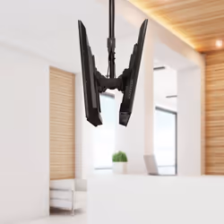 StarTech.com Supporto a Soffitto per due TV - Staffa per 2 Monitor con asta telescopica regolabile - Inclinazione/Rotazione/Orientamento - Staffa VESA per Schermi da 32 a 75" - Vista aggiuntiva 7