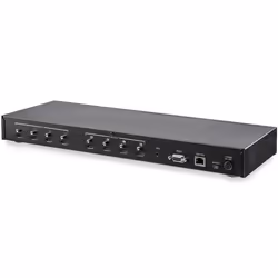 StarTech.com Matrice Switch HDMI 4x4 con controllo Audio e Ethernet - Switch Video HDMI 4K 60Hz - Splitter HDMI 2.0 montabile a rack con telecomando - Vista aggiuntiva 4