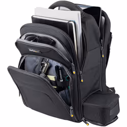 StarTech.com Zaino per Laptop 17.3" con Custodia per Accessori Rimovibile - Zaino per Professionisti Informatici in Nylon Balistico per Lavoro/Viaggi - Zaino porta PC Ergonomico con Tasche per Notebook/Tablet - Vista aggiuntiva 4
