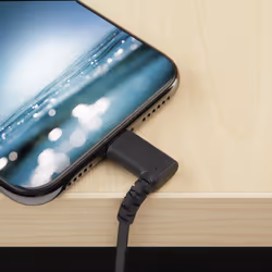 StarTech.com Cavo da USB-A a Lightening da 2m durevole - nero ad angolo retto a 90&deg; in fibra aramidica - Robusto e resistente cavo di alimentazione/sincornizzazione da USB tipo A a Lightening con certificazione Apple MFi per iPad/iPhone 12 - Vista aggiuntiva 4