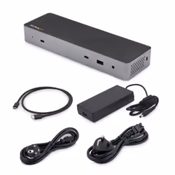 StarTech.com Dock Thunderbolt 3 compatibile con USB-C - Doppio monitor 4K 60Hz DisplayPort 1.4 o doppio display HDMI - Laptop Docking Station 8K 60Hz- Dock TB3/USB-C - 96W PD, 5xUSB - 10Gbps - Vista aggiuntiva 7