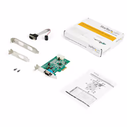 StarTech.com Scheda adattatore seriale PCI Express RS232 a 2 porte - Scheda controller host seriale PCIe RS232 - PCIe a seriale DB9 - 16950 UART - Scheda di espansione a basso profilo - Windows e Linux - Vista aggiuntiva 6