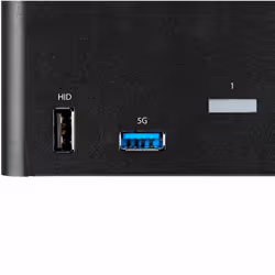 StarTech.com KVM Switch DisplayPort a due porte e triplo monitor DP - 4K 60Hz UHD HDR - KVM DP 1.2 per computer desktop con hub 2 porte USB 3.0 (5Gbps) e 4x USB 2.0 HID, audio - Commutazione con tasti di scelta rapida - TAA - Vista aggiuntiva 6