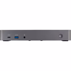 StarTech.com USB-C e USB-A Dock - Docking station universale triplo monitor DisplayPort e HDMI 4K 60Hz - 85W Power Delivery, Hub 6x USB, GbE, Audio - Docking station USB tipo C/USB 3.1 Gen 2 10Gbps - Vista aggiuntiva 7