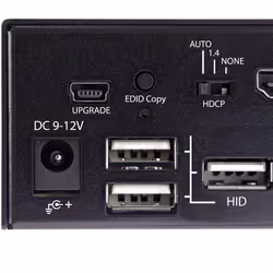 StarTech.com KVM Switch HDMI a 2 porte - Monitor singolo 4K 60Hz Ultra HD HDR - Switch KVM HDMI 2.0 per PC con 2 porte USB 3.0 Hub (5Gbps) e 4x USB 2.0 HID, Audio - Commutazione con tasti rapidi - Conforme allo standard TAA - Vista aggiuntiva 4