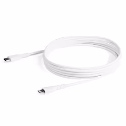 StarTech.com Cavo durevole da USB-C a Lightning da 2m bianco - Cavo di alimentazione/sincronizzazione in Fibra aramidica robusta per impieghi intensivi da USB tipo C a Lightening - Certificato Apple MFi per iPad/iPhone 12 - Vista aggiuntiva 4