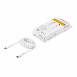 StarTech.com Cavo durevole da USB-C a Lightning da 2m bianco - Cavo di alimentazione/sincronizzazione in Fibra aramidica robusta per impieghi intensivi da USB tipo C a Lightening - Certificato Apple MFi per iPad/iPhone 12 - Vista aggiuntiva 5