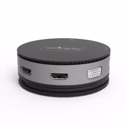 StarTech.com Adattatore multiporta USB-C - Mini Docking station USB Tipo C a HDMI/ Displayport 4K 60Hz o VGA - 75W Power Delivery - Hub 3x USB 3.0/3.1 - Gbe - Dock USB 3.1 Gen 2 10 Gbps per pc portatili/notebook - Vista aggiuntiva 7